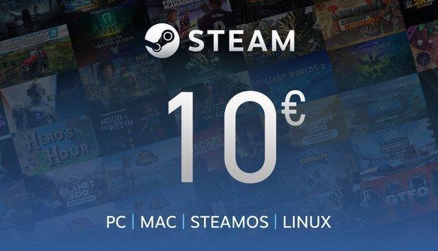 Carte 10€ Steam