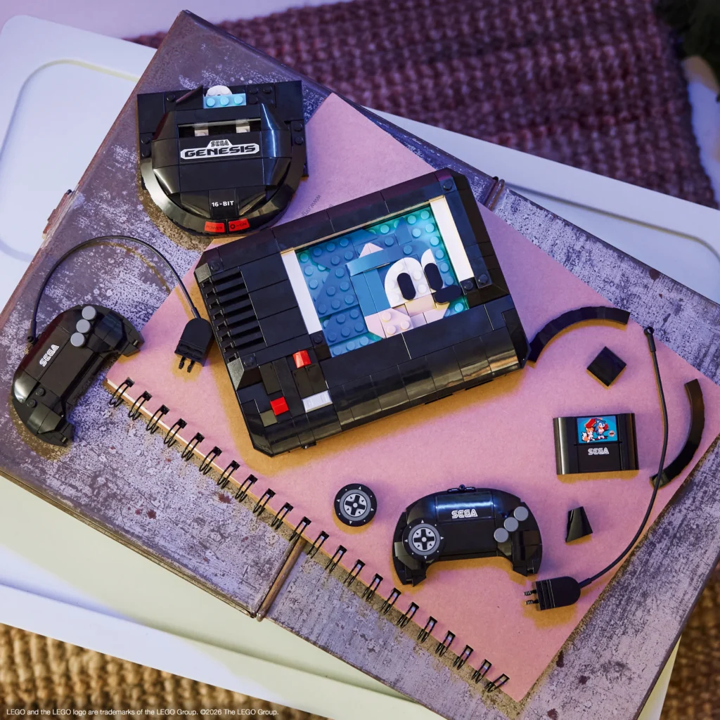LEGO et SEGA s’unissent pour un retour nostalgique : la console Mega Drive en briques débarque en juin 2026 2 40926 Lifestyle Build crop