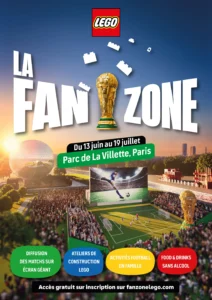 LEGO réinvente le football et le transforme en terrain de jeu avec la toute première Fan Zone LEGO ! 14 KEY VISUEL FAN ZONE LEGO 1