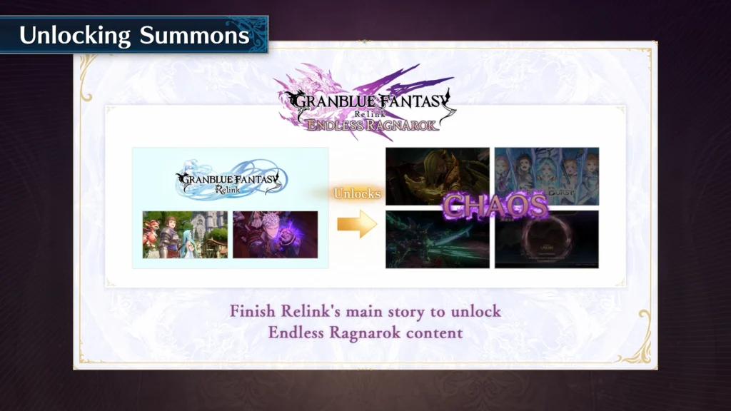 Les précommandes pour Granblue Fantasy : Relink et son extension sont ouvertes ! 4 slide summon en v2