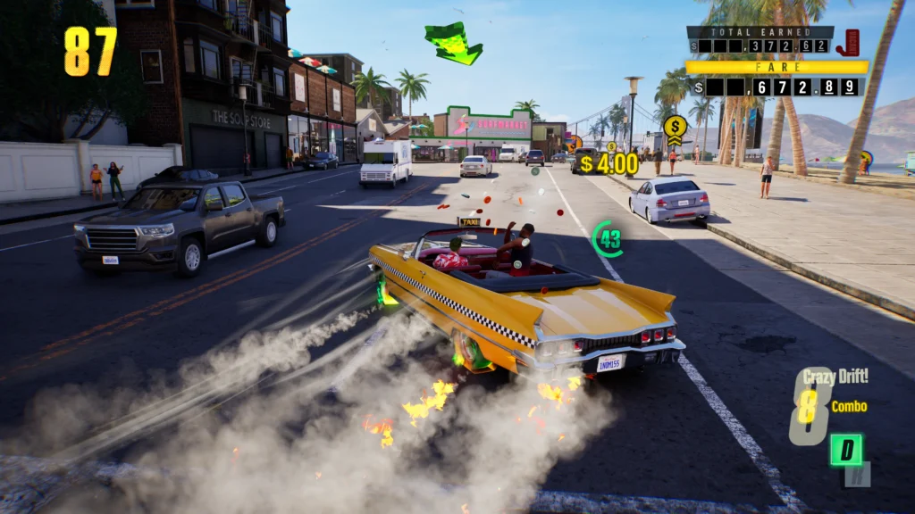 Crazy Taxi: World Tour : SEGA remet le couvert pour un tour du monde en taxi fou en 2027 4 Extreme drifting img03