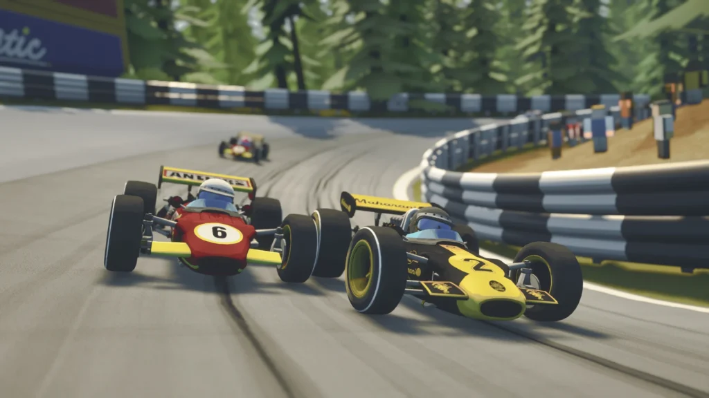 Formula Legends : La nouvelle édition Legacy désormais disponible sur PS5, Xbox Series et Nintendo Switch 4 Image du jeu Formula Legends : deux pilotes en véhicule sur la piste
