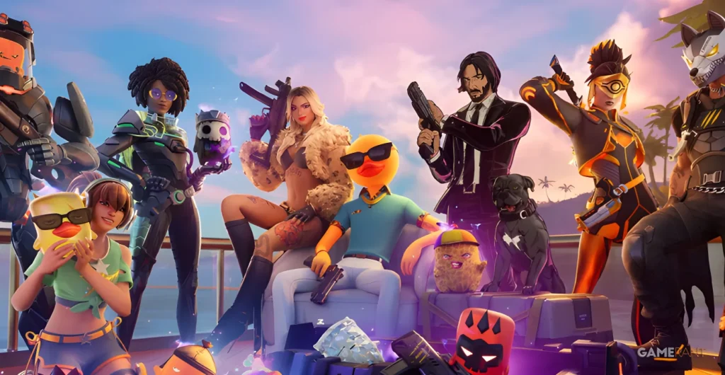 Fortnite Chapitre 7 Saison 3 : nouveautés, Sprites et récompenses 7 Image des skins disponibles dans le passe combat de Fortnite, chapitre 3, saison 7