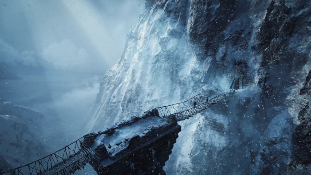 TombRaider LegacyofAtlantis LaraCroft MountainCaves BridgeCollapse