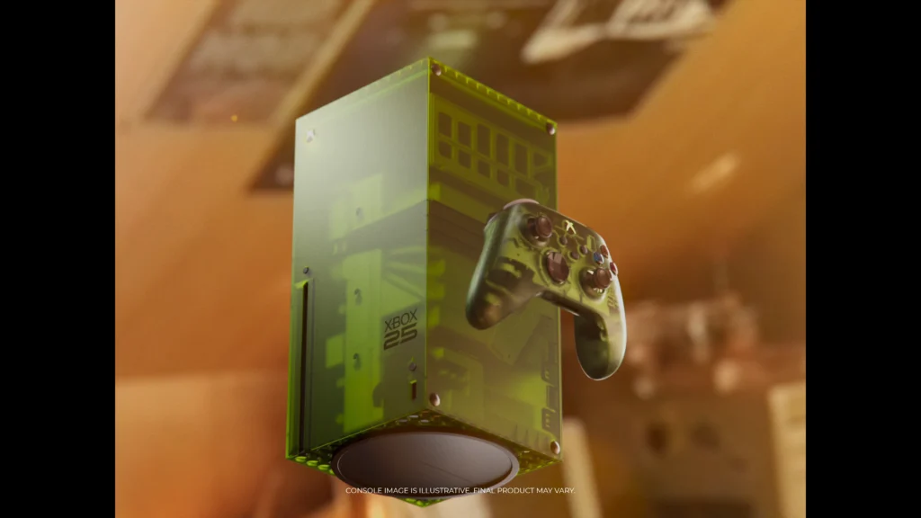Xbox 25th Anniversary : La Console « Series X25 » Translucide et le Retour du Vert Légendaire pour les 25 Ans de la Marque 2 Xbox 25th Anniversary