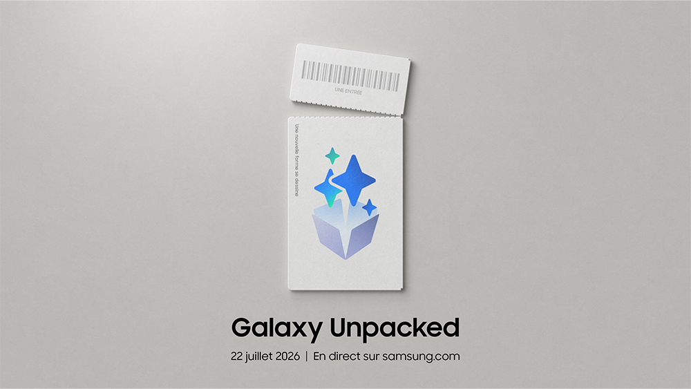 Galaxy Unpacked juillet 2026 : Samsung dévoile une "nouvelle forme" à Londres le 22 juillet 2 Galaxy Unpacked
