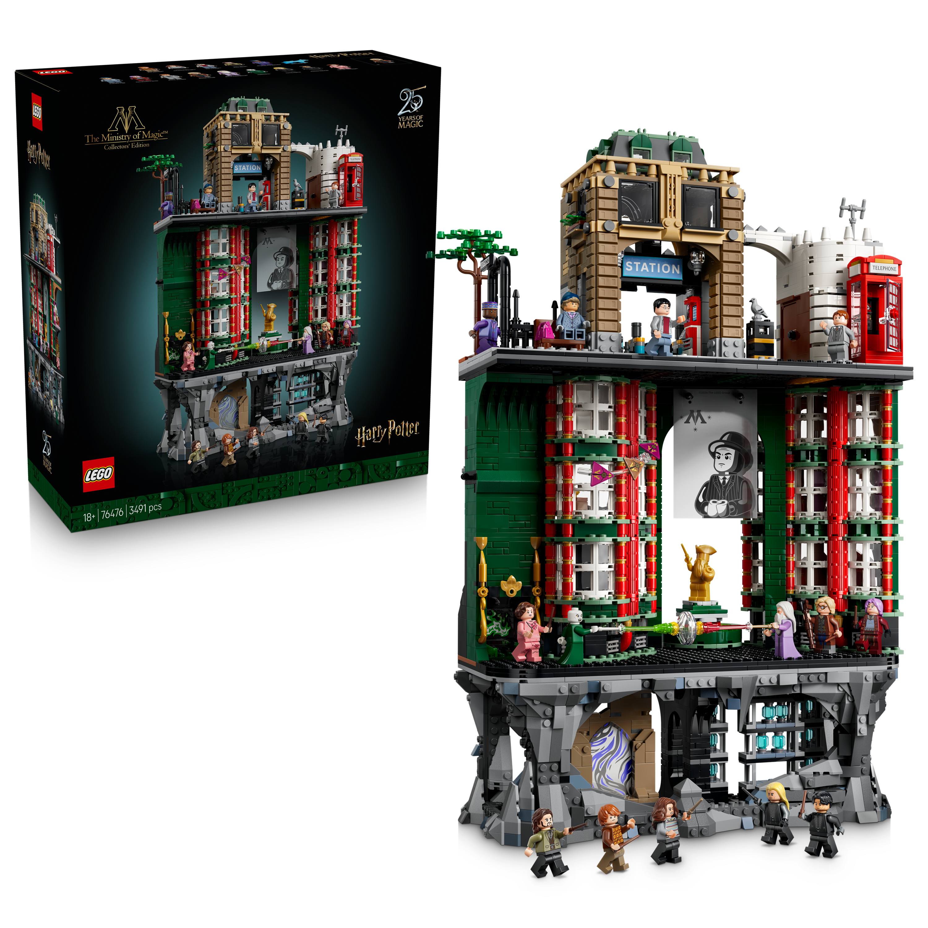 LEGO dévoile le set collector magique « Le Ministère de la Magie » avec 3491 pièces et 14 minifigurines exclusives 4 76476 boxprod v29 sha