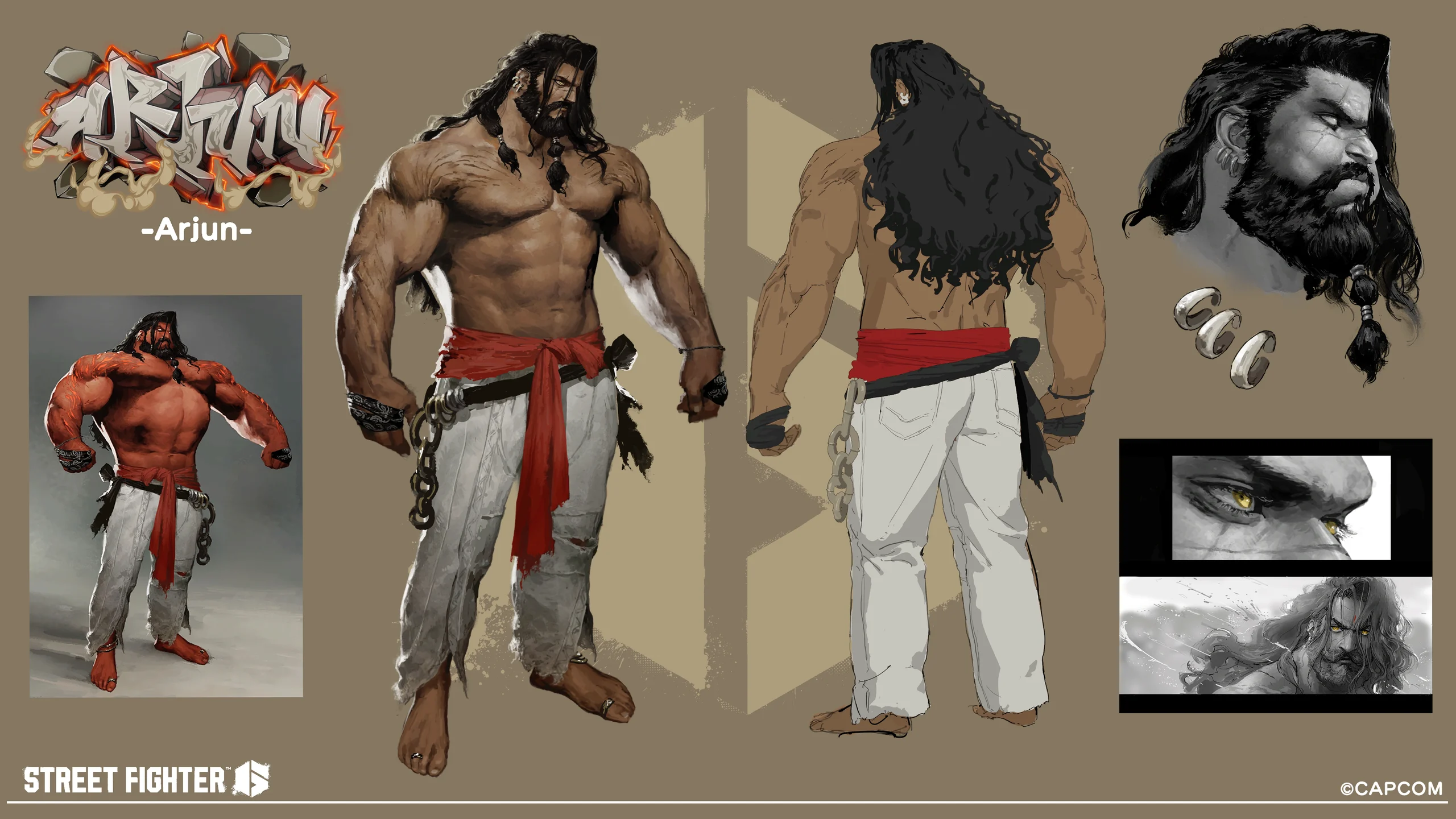 Street Fighter 6 : Arjun rejoint le combat le 13 octobre avec sa puissance yogique 2 Arjun Art 02 scaled