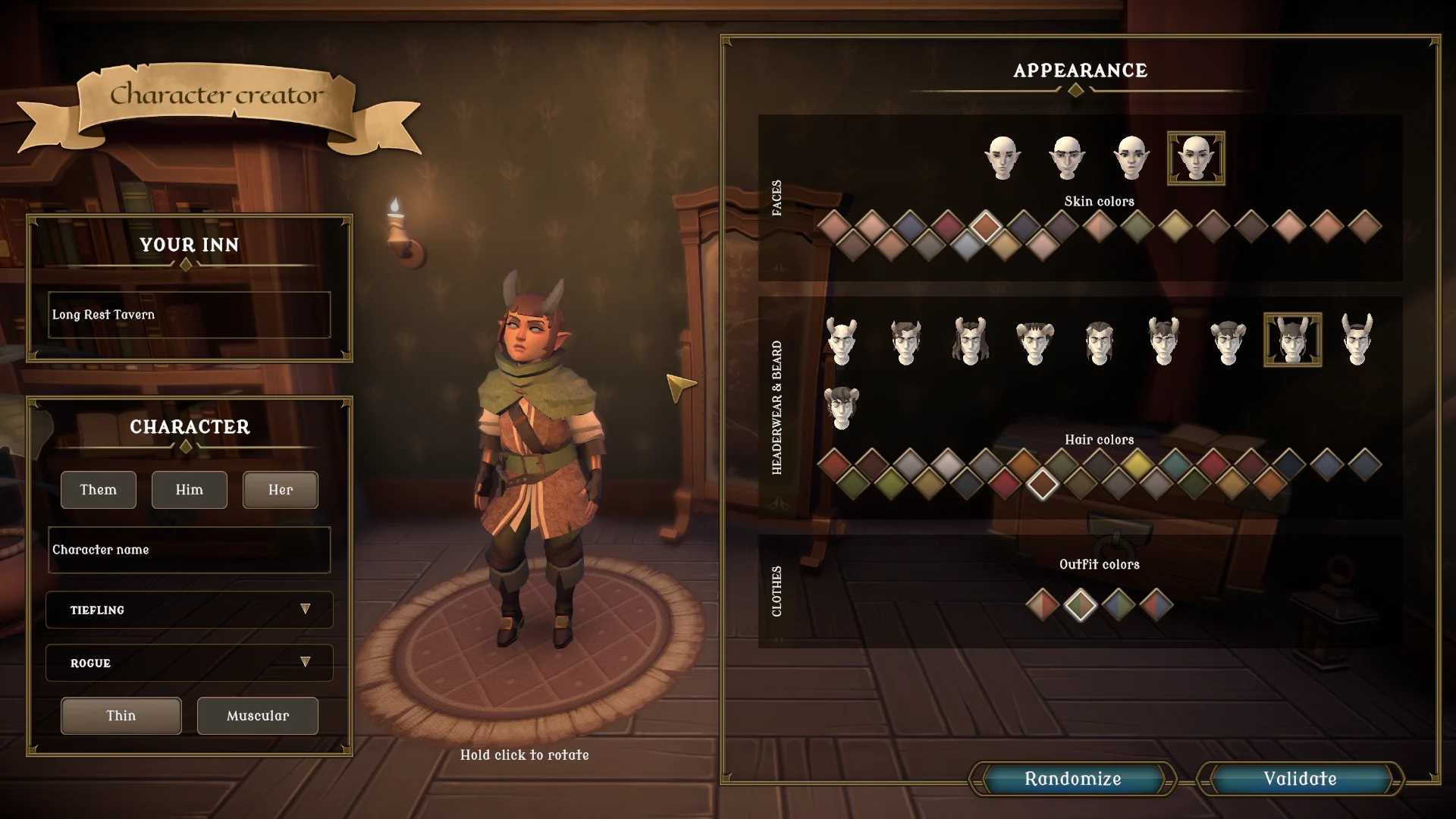 Dungeons & Dragons: Long Rest Tavern arrive en 2027 2 Création de personnage du jeu Dungeons & Dragons: Long Rest Tavern