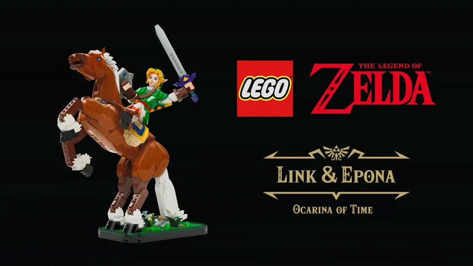 The Legend of Zelda : 40 Ans d’Histoire Célébrés avec un Remake d’Ocarina of Time, une Console Collector et un Film 6 nintendo reveals lego link epona set for the legend of